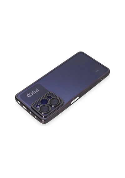 Newface - 316 - Xiaomi Poco X5 Pro 5g Kılıf Razer Lensli Silikon - Edntrend - - Mor