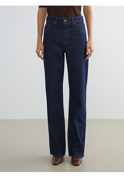 Lcw Vision İndigo Straight Fit Kadın Jean Pantolon
