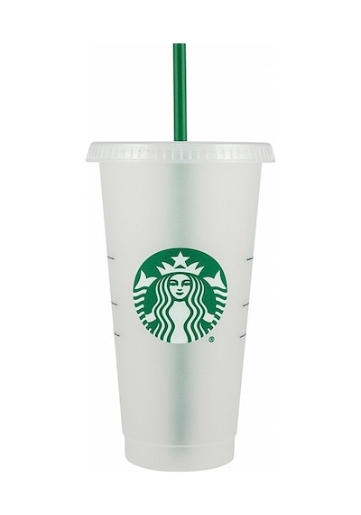 Starbucks Soğuk Buzlu Içecek Için Seyahat Bardağı 710 Ml Beyaz