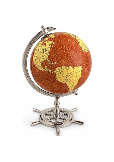 Dümenli Dekoratif Dünya Küre 4160-r