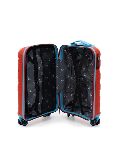Cotpoly Artemis Pp Polipropilen&kırılmaz Kabin Boy Valiz 55 Cm Kırmızı