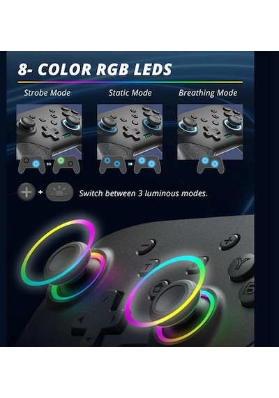 Pc Oled Lite N.switch Uyumlu Joystick Gamepad