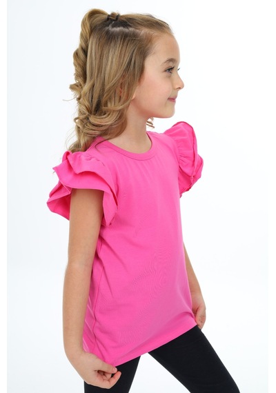 Toontoy Kids Toontoy Kız Çocuk Tişört Orkide Pembe