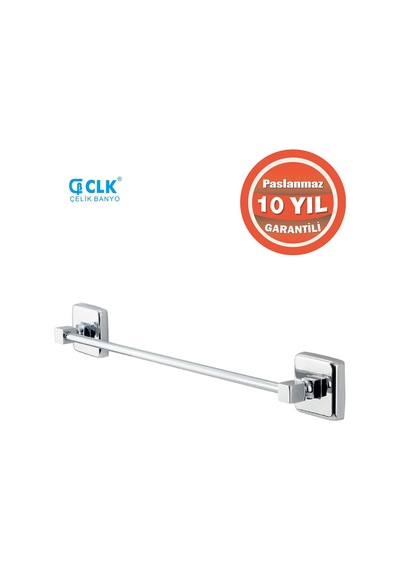 Çelik Banyo Paslanmaz Pirinç Kumru 50 Cm Uzun Havluluk Krom