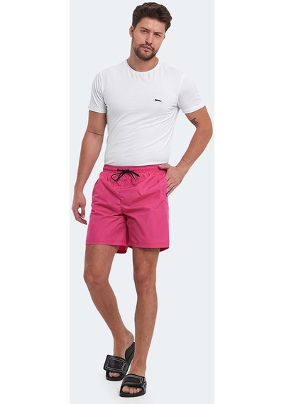 Slazenger RENO Erkek Cepli Deniz Şortu Fuşya Mayo