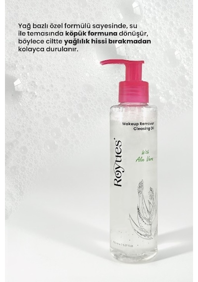 Royues Göz Yakmayan Makyaj Temizleme Yağı 150 ML