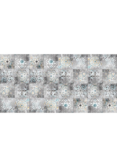 Yer Kaplama Zemin Kaplama Folyosu 65x130 Cm Çizgi Fayans Küçük