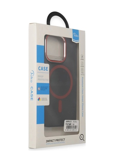 Joko Apple Uyumlu iPhone 15 Pro Max Winner Magsafe Kapak - Kırmızı Çok Renkli