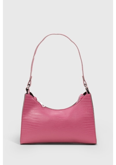 Housebags Std Kadın Lizard Pembe Baguette Çanta 195 Klasik Lizard Pembe