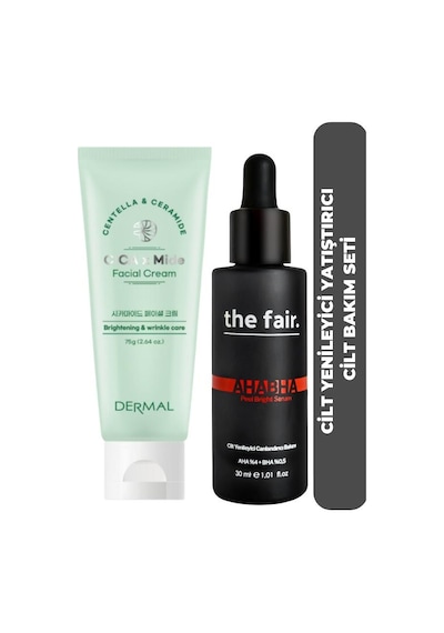 the fair. Ahabha Canlandırıcı ve Yenileyici Bakım Serumu 30 ML + Aydınlatıcı ve  Bakımı Yüz Kremi 75 G