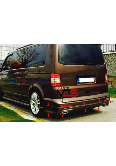 Vw Transporter T5 Kısa Şase Marşpiyel Sağ Sol Takım Fiberglass