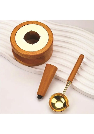 Sanat Temalı Mum Mührü Seti Sarı 2 Karışık