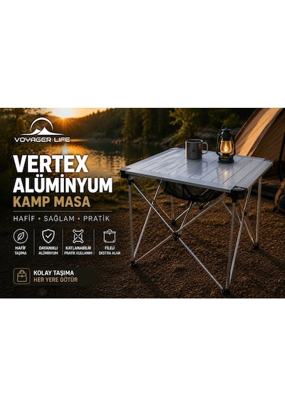 Apnea Voyager Life Vertex Aluminyum Kamp Masa Çok Renkli