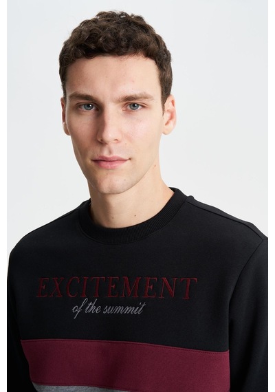 AR-MA Arma Erkek Regular Fit Yazılı Baskılı Bisiklet Yaka Sweatshirt 001