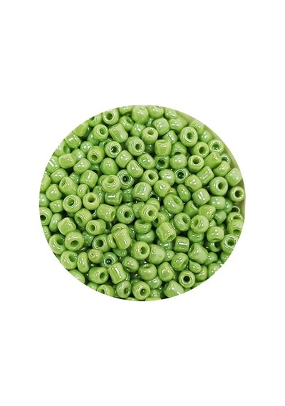 Dökme Cam Kum Boncuk 11/0 2 Mm - 20 Gram - Açık Yeşil - Bnc003 Diğer