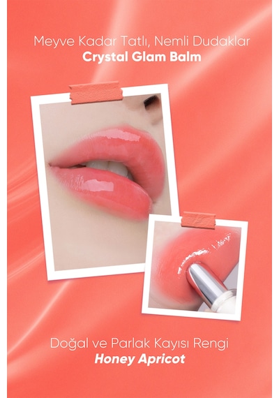 Clio Crystal Glam Balm 02 Honey Apricot 02