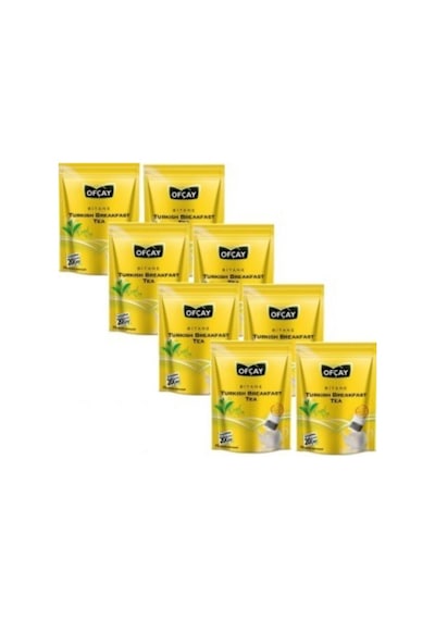 Ofçay Bitane Turkish Breakfast EDT Siyah Süzen Demlik Poşet Çay 8'li 30  x 30 G