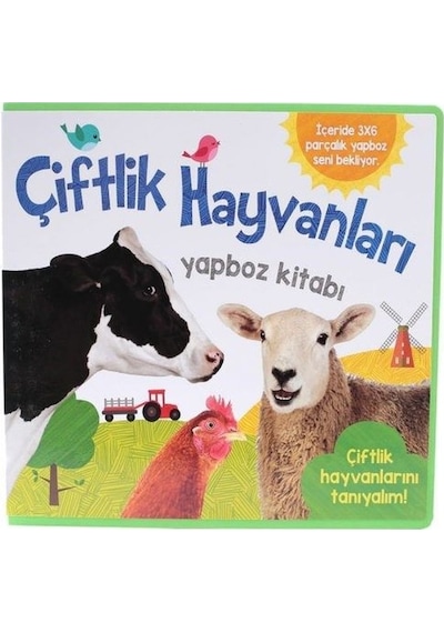 Çiftlik Hayvanları Yapboz Kitabı- Abc Yayınevi