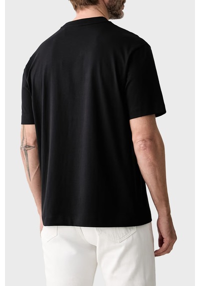 Boss % 100 Pamuk Regular Fit Bisiklet Yaka T Shirt Erkek T Shirt 50565044 001 Siyah