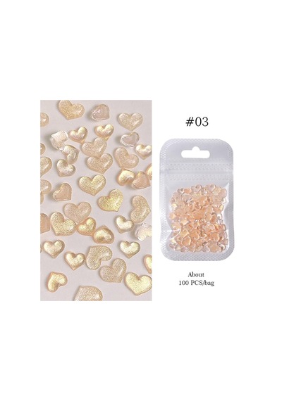 Tırnak Süsleme Nail Art Charm Kalp 56263-3
