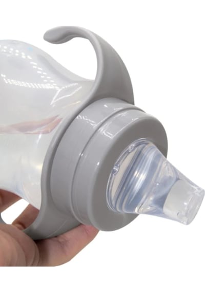 Babyjem Damlatmayan Suluk Alıştırma Bardağı 250 ml Gri