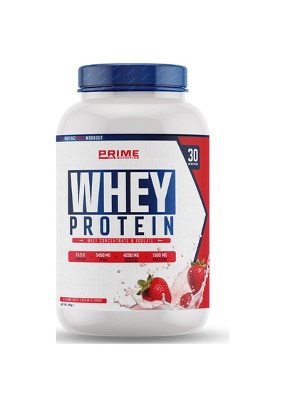 Prime Nutrition Whey Protein 990 Gram - Strawberry Cream - 30 Servis
