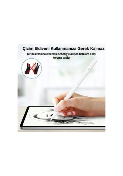 Apple Pencil 2. Nesil Uyumlu Kapasitif Stylus Kalem, Aktif Versiyon Iphone, Ipad Dokunmatik Avuç İçi Algılama Kalem Beyaz - 889778937 Apple Pencil 2. Nesil Uyumlu Kapasitif Stylus Kalem, Aktif Versiyon Iphone, Ipad Dokunmatik Avuç İçi Algılama Kalem Beyaz - 889778937
