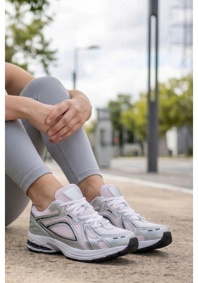In Step Glow Retro Unisex Antrenman Ve Yürüyüş Ayakkabısı - Beyaz