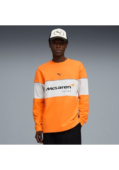 Puma Mclaren Racıng Lıfestyle Erkek Geniş Kesim Sweatshırt 637508 03 Turuncu