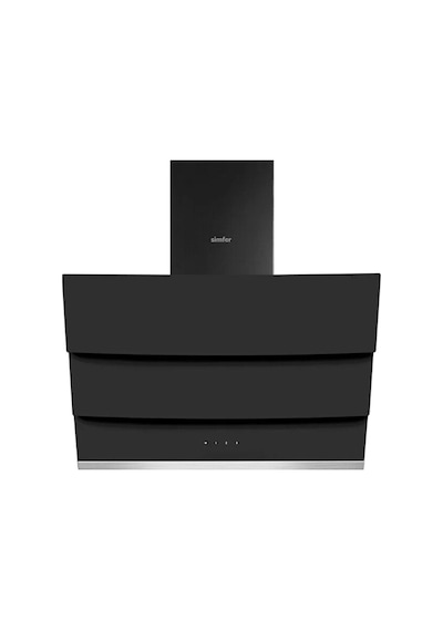 Simfer 8244 - 3750 - 8738 0+10 Fonksiyon Steam Master Siyah 3'lü Ankastre Set
