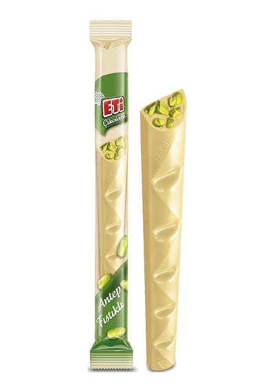 Eti Çikolata Uzun Beyaz Antep Fıstıklı 16 x 30 G
