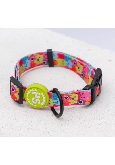 Pawstar Monsters Boyun Tasması M Boyun Çevresi: 32 Cm X 48 Cm Çok Renkli