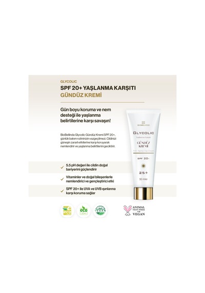 Glycolic Yaşlanma Karşıtı Gündüz Kremi 25+ 50 Ml