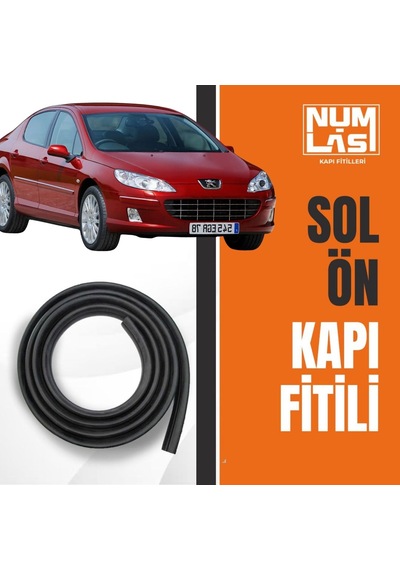 Peugeot 407 Sol Ön Kapı Fitili-a Kalite-numlas-nm3524