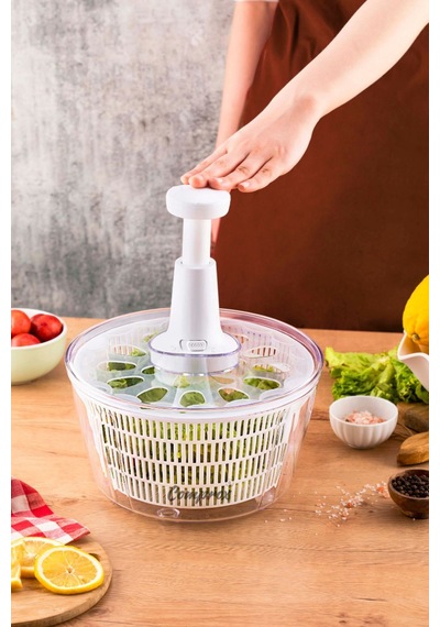 Pratik 5lt Manuel Sebze Kurutucu Salata Kurutucu 822qserı Diğer