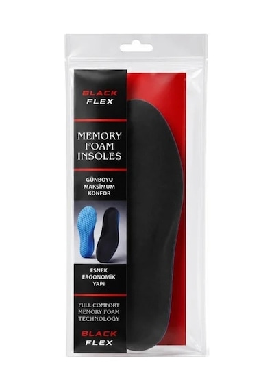 Black Flex Memory Foam Hafızalı Darbe Emici Air Bubble İç Tabanlık