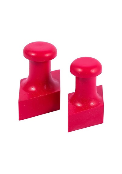 Mühür Özel Alaşım Kauçuk Kaşe Kırmızı Renk Diamond 35x60mm
