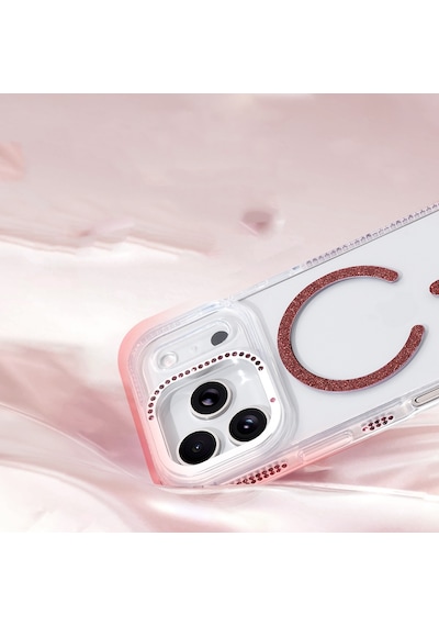 Maks Technology iPhone Uyumlu 17 Pro Max Kılıf M-safe Şarj Özellikli Mkst Tera Silikon Kapak - Mürdüm