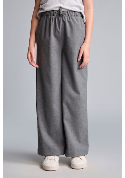 Defacto Wıde Leg Pantolon Kız Çocuk H9663a826augr198 Gri-gr198