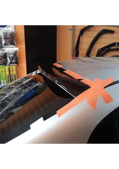 Honda Civic Fb6 2012-2016 Cam Üstü Spoiler (Plastik)