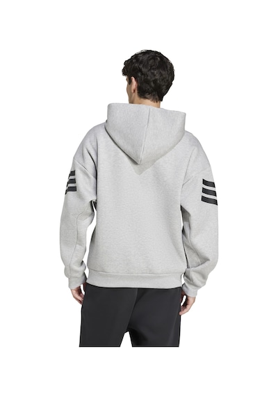 12storeez Adidas Future Icons 3-stripes Full-zip Erkek Sweatshirt Gri L Acı Kahverengi