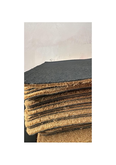 Eldione Kaymaz Tabanlı Baskılı Şık Kapı Önü Paspası 45x70 Cm Coco Hasır Görünümlü Velür Renkli Barış Simgesi Paspası Bej