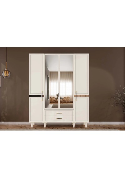 Cardon 4 Kapılı Mdf Gardırop Çok Renkli Cardon 4 Kapılı Mdf Gardırop Çok Renkli