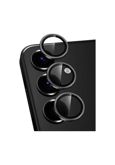 Samsung Galaxy Uyumlu A16 5g Raze Metal Kamera Lens Koruyucu Siyah