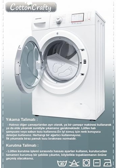 Ekru Banyo Paspası 60x100 Genel