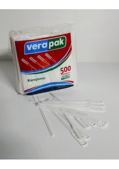 Plastik Karıştırıcı 500 Adet Maycup