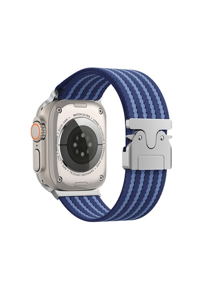 Watch 49mm Efr Krd-133 Naylon Kumaş Hasır Örgülü Kordon - Gri