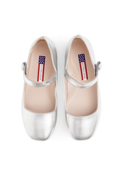 U.S. Polo Assn. Kız Çocuk Gri Babet Ayakkabı 50315715-VR107