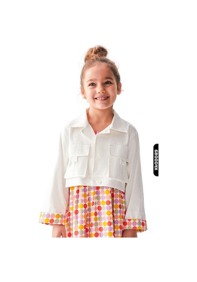 Nk Kids Xo Kids Kız Çocuk Ceket 4-8 Yaş 36542 Ekru