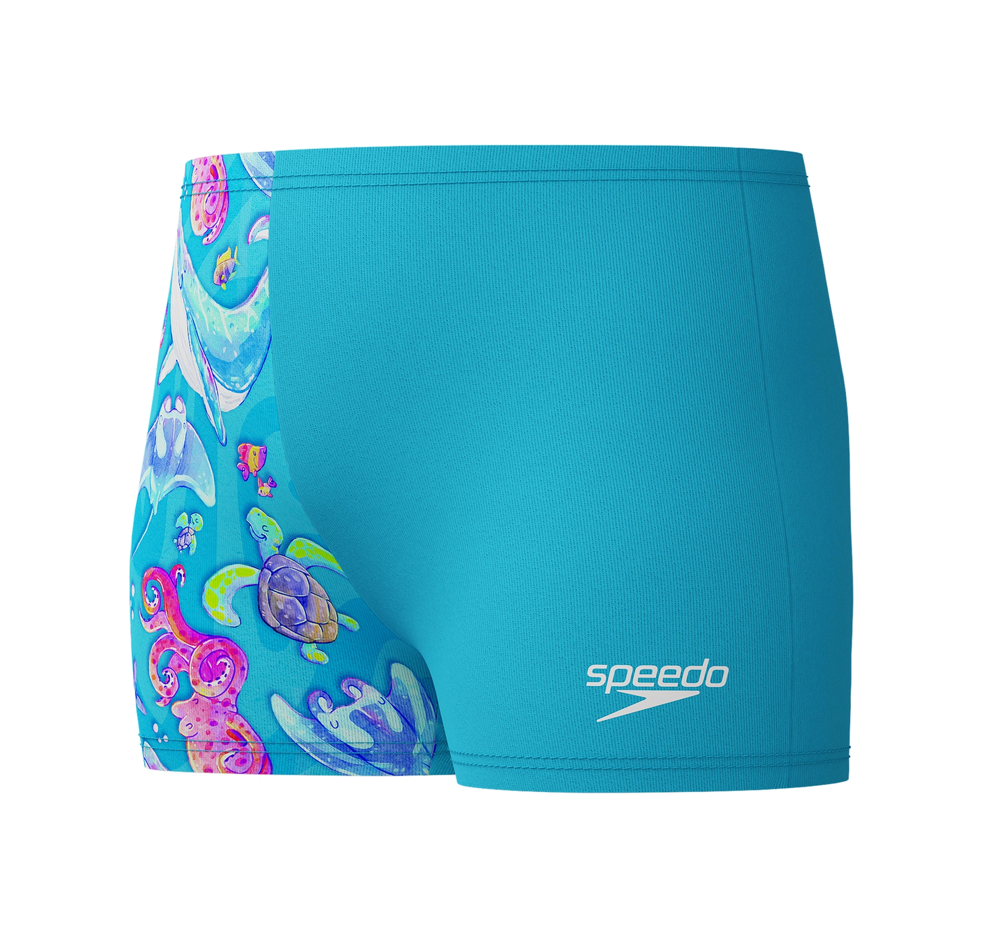 Speedo Printed Erkek Bebek Yüzücü Mayosu Mavi